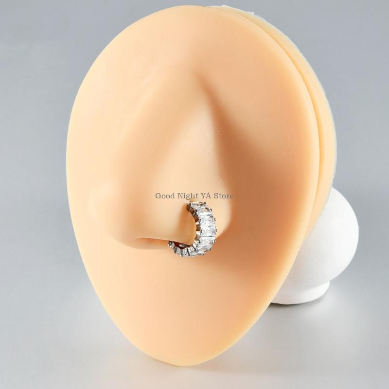 Body Jewelry For Sensitive Skin - Кольцо для перегородки носа, кликеры, уши,