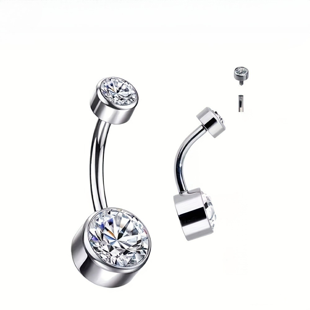 Body Jewelry For Sensitive Skin - 1 шт. Гипоаллергенный пирсинг для пупка