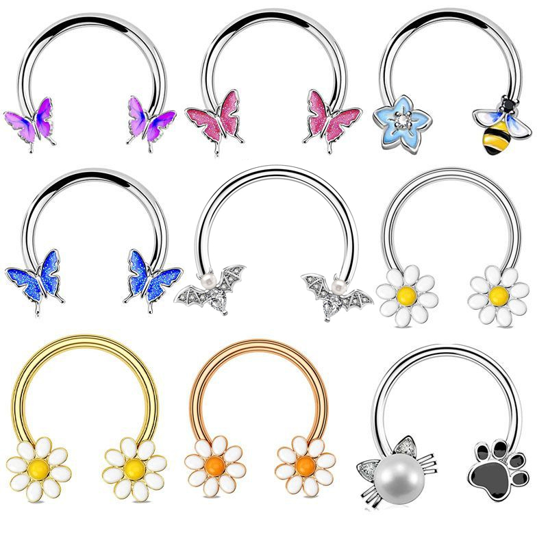 Body Jewelry La - Женское кольцо для носа из нержавеющей