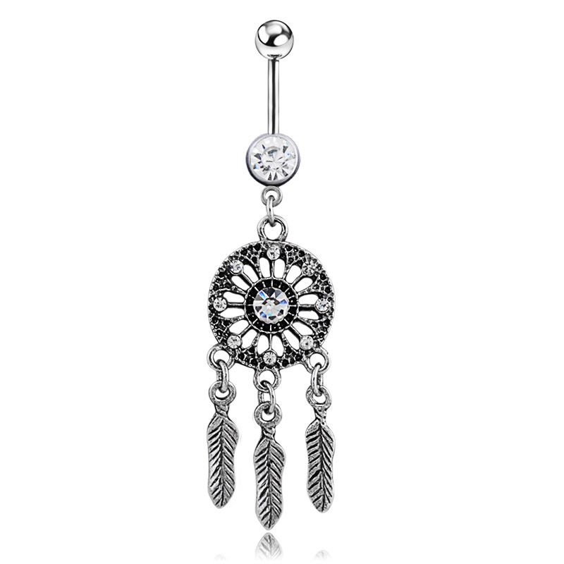 Body Jewelry Hot - Кольцо для пирсинга пупка, из хирургической