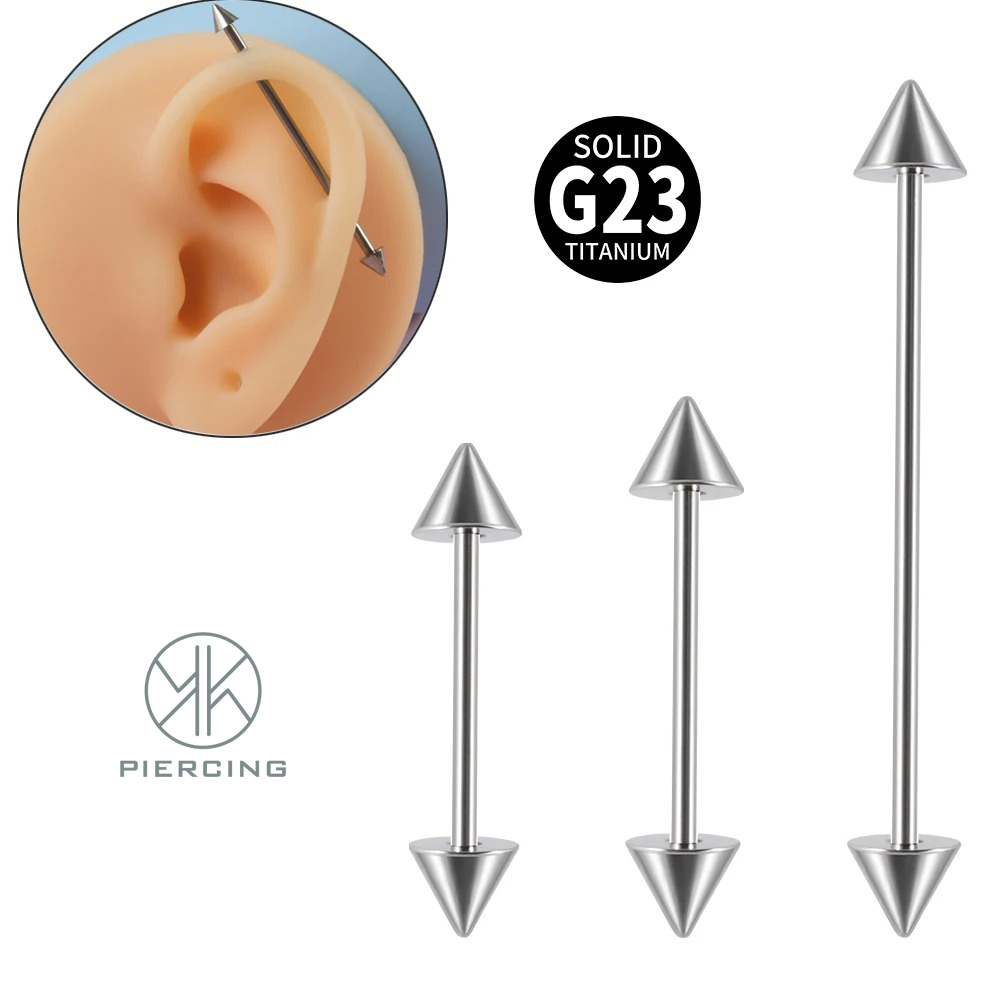 Tongue Barbell Straight - 1Pc G23 титановый конус промышленный барбелл