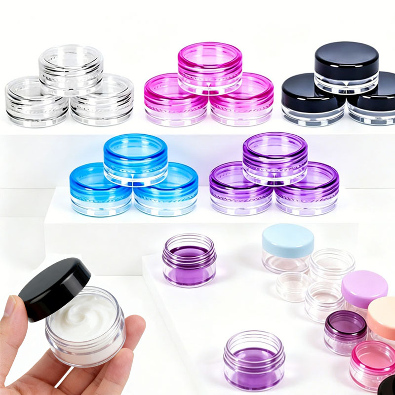 Body Jewelry Storage - 100 шт. пустых маленьких косметических баночек