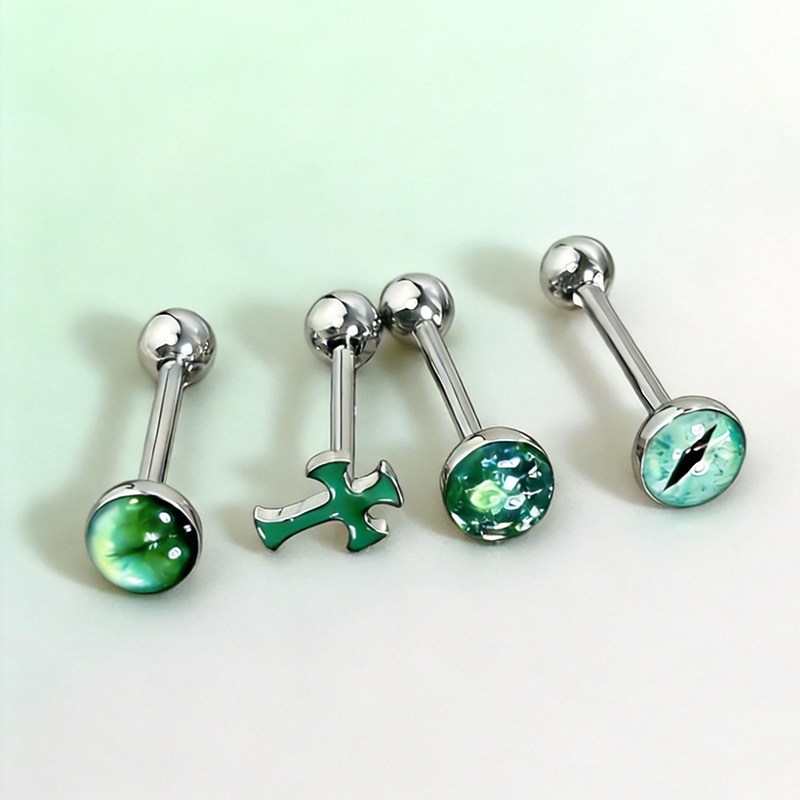 Body Jewelry Hot - 1 шт., высококачественный модный зеленый сверкающий
