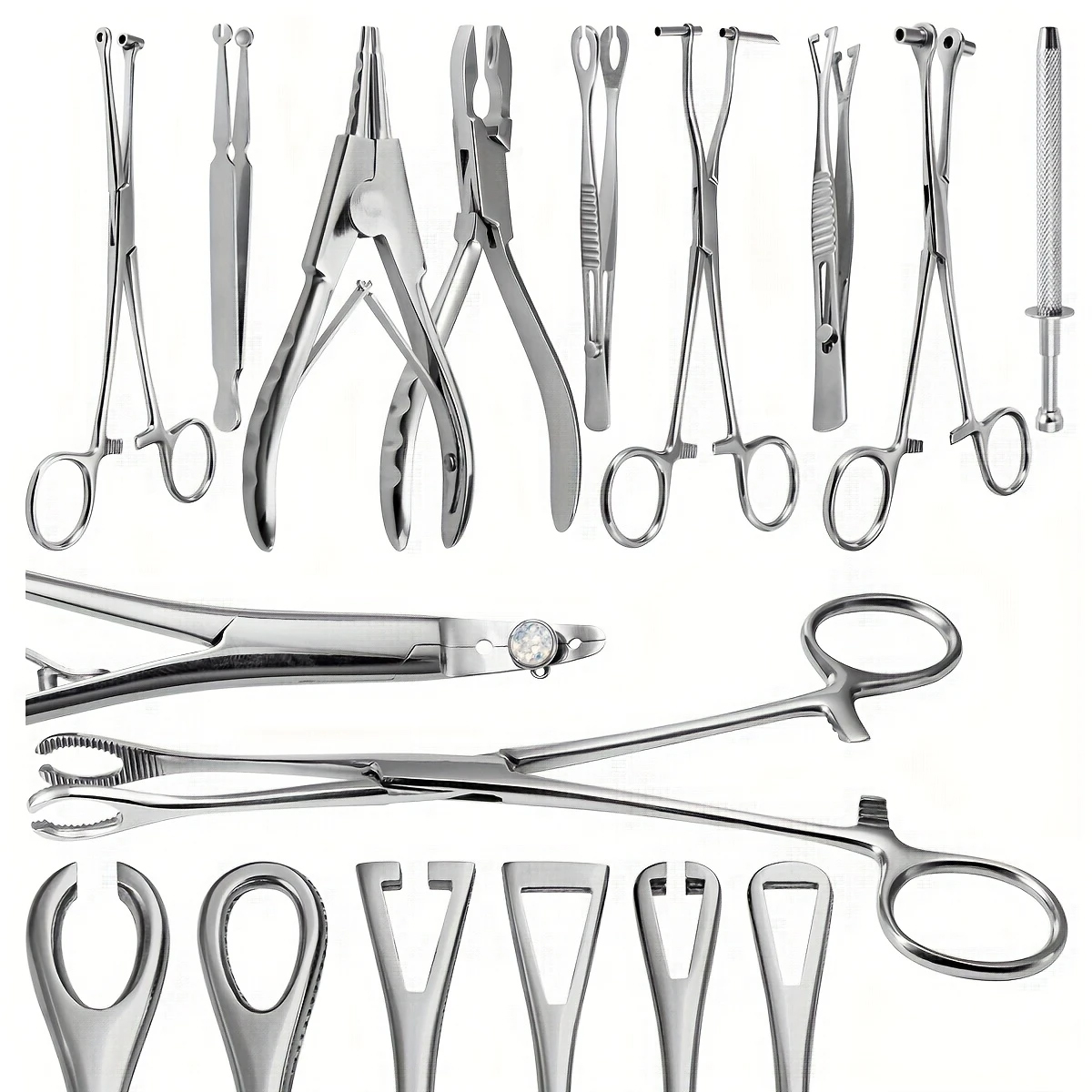 Body Jewelry Ring Opening Pliers - Инструмент для пирсинга тела, игольчатый зажим