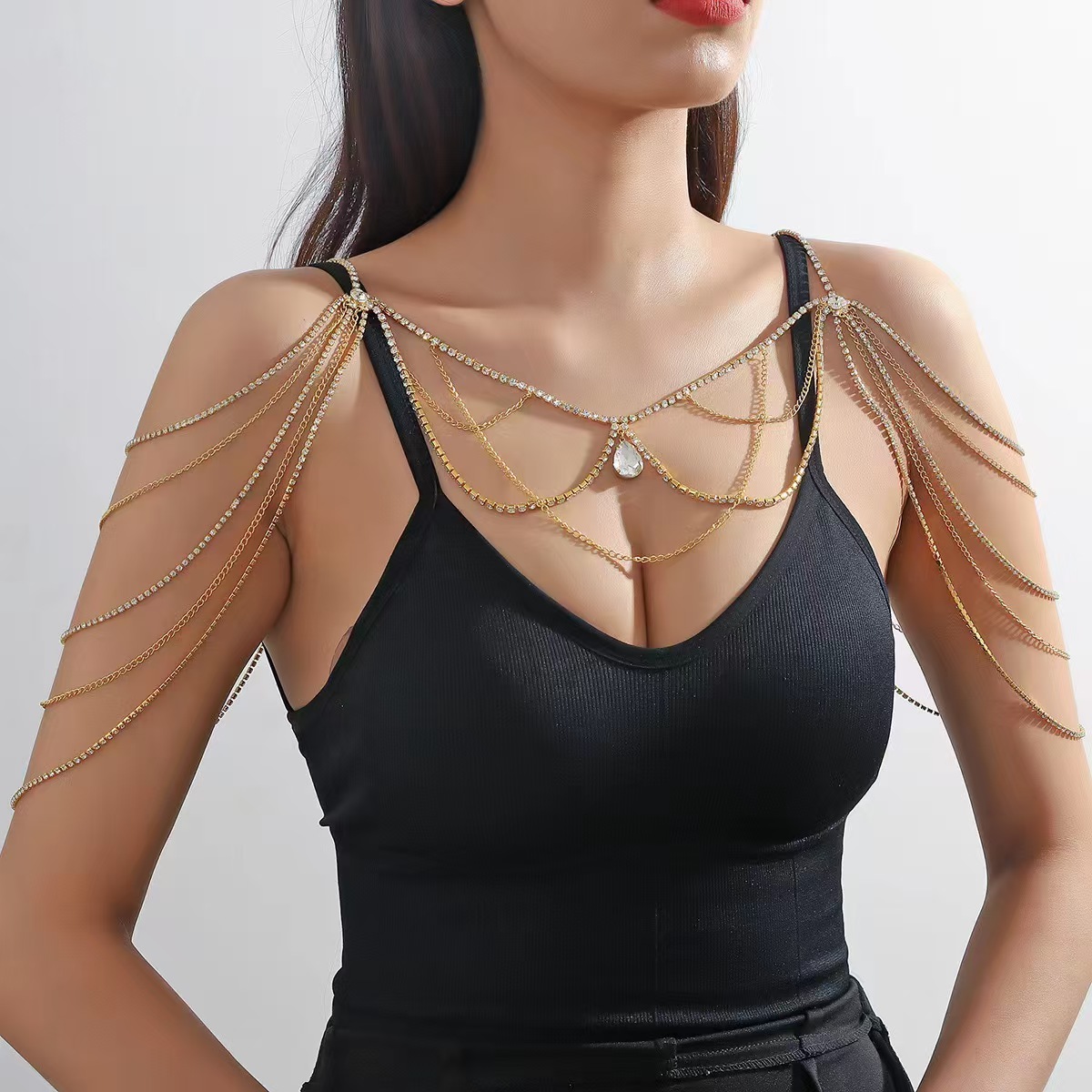 Body Jewelry Hot - Горячая продажа и взрывная геометрическая страза,