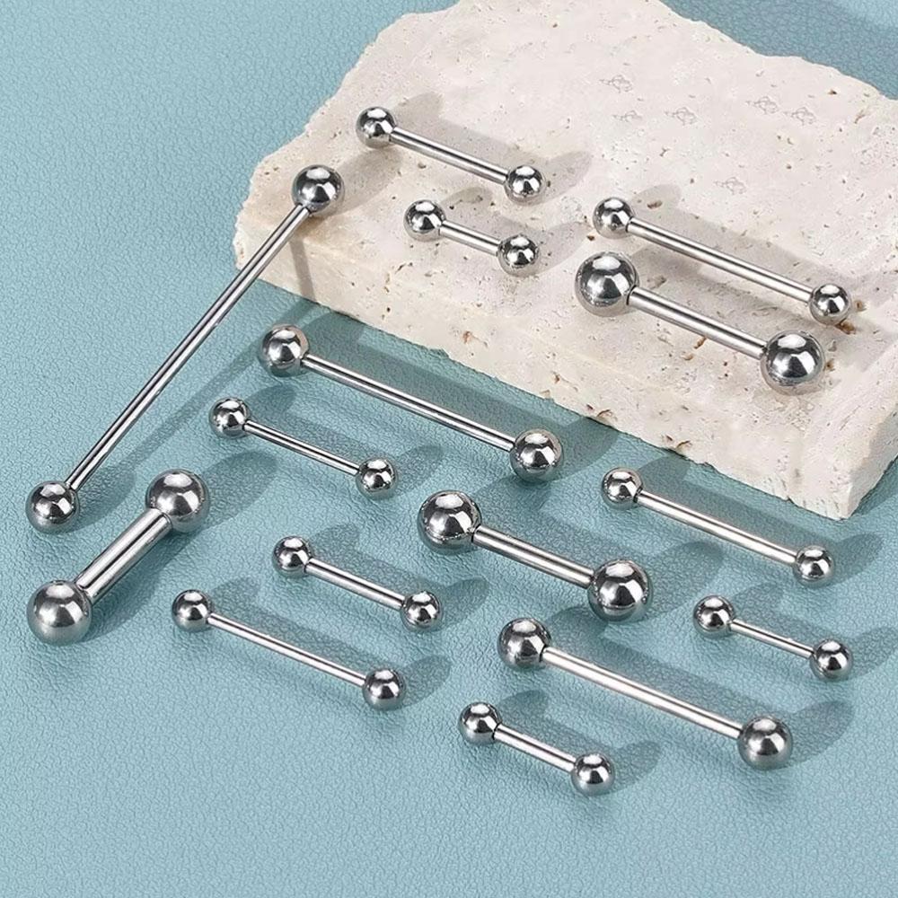 Tongue Barbell Straight - 1PC из нержавеющей стали прямые Barbell