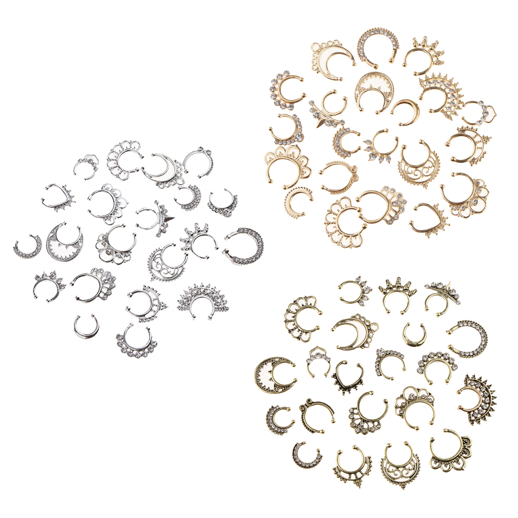 Body Jewelry Hot - Кольцо-обруч для носа, из нержавеющей стали,