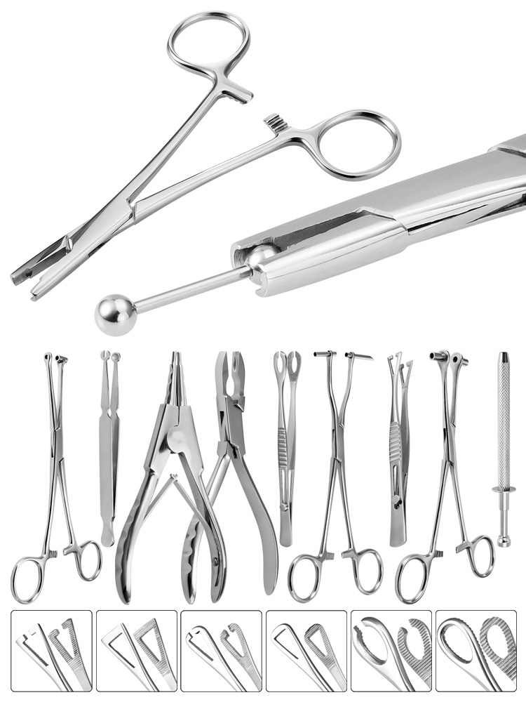 Body Jewelry Ring Opening Pliers - Инструмент для пирсинга из нержавеющей стали,