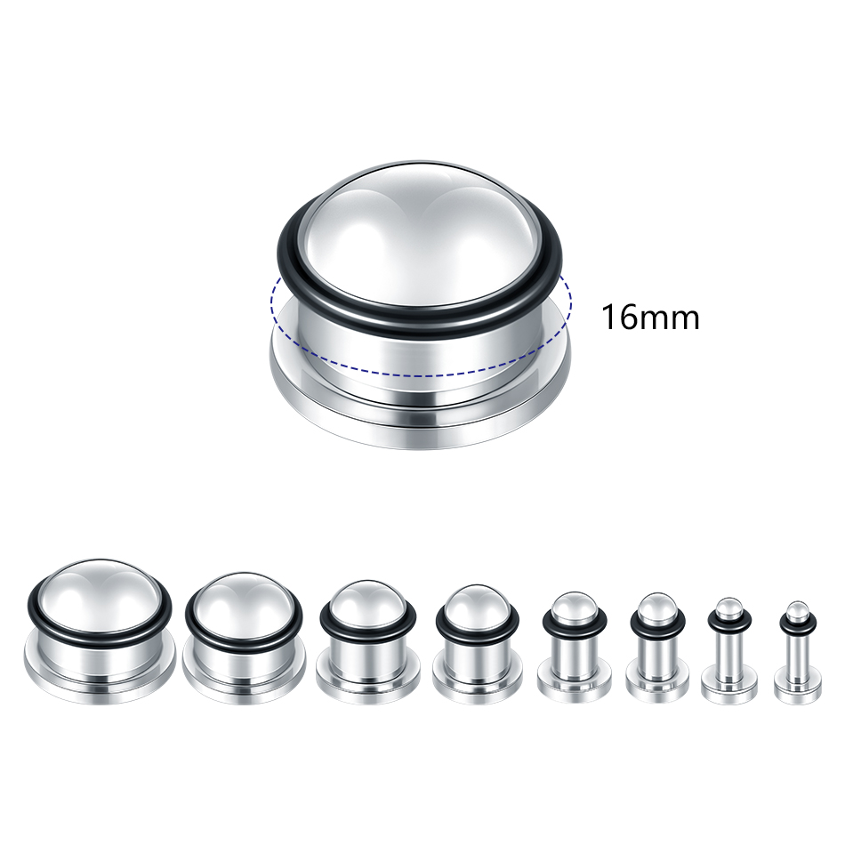 1 пара ушных туннелей из нержа – обзор и цена Body Jewelry Gauges