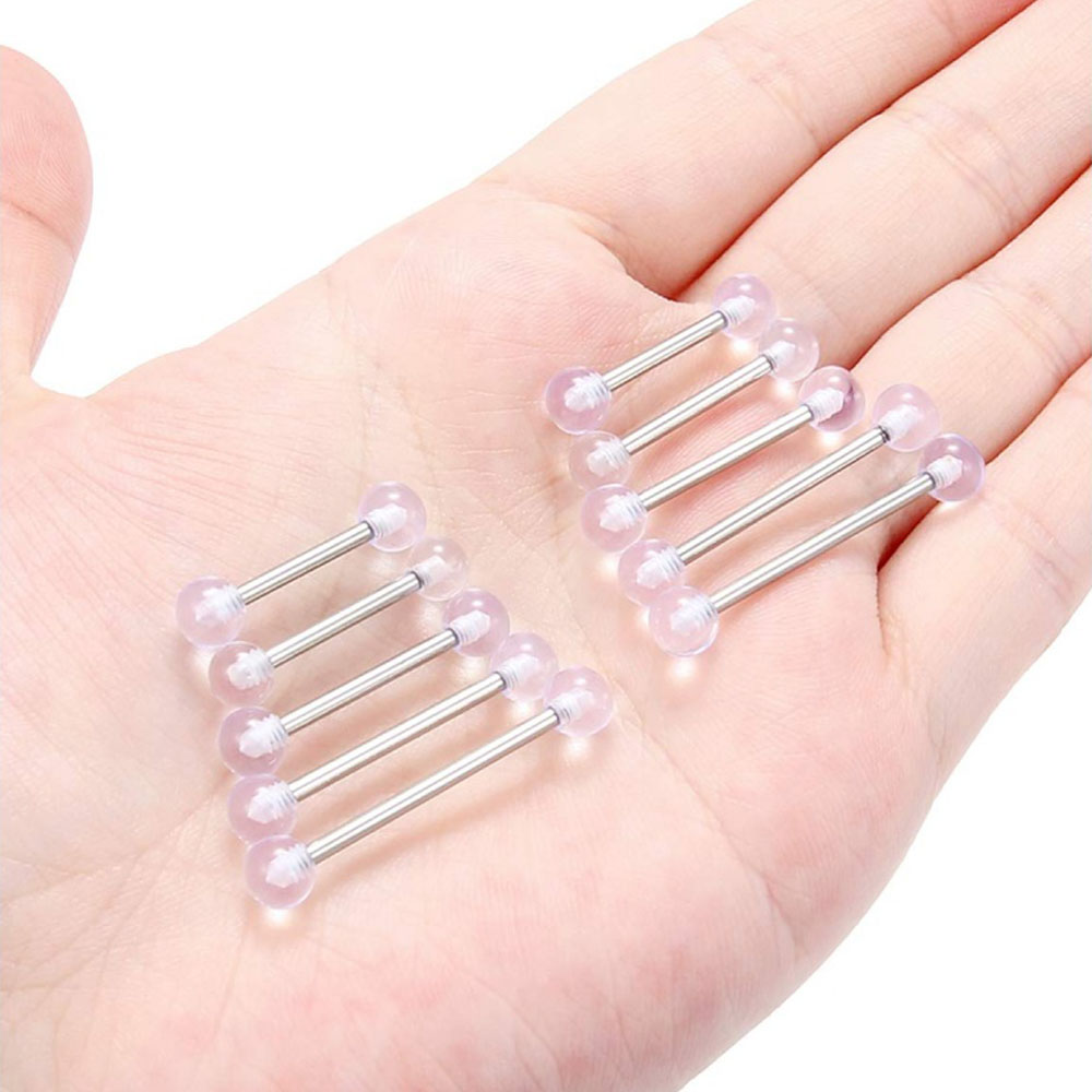 14G хирургической стали прямой – обзор и цена Tongue Barbell Straight
