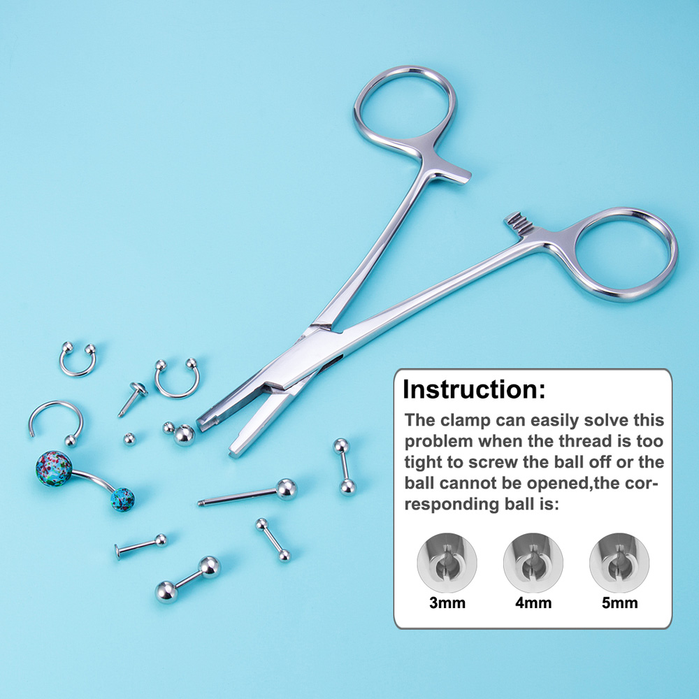 Женская игла, зажим для трубы, – обзор и цена Body Jewelry Ring Opening Pliers