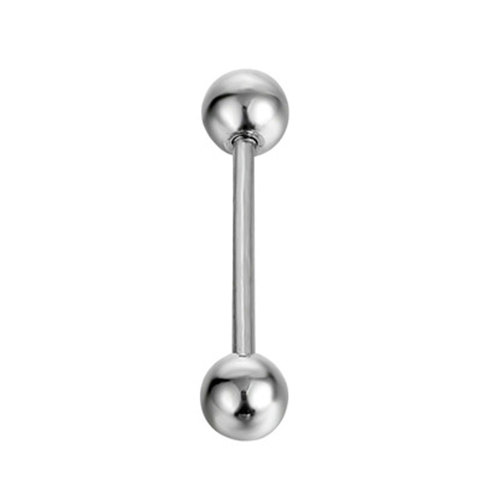 16 шт., 14 г, кольца для соско – обзор и цена Tongue Barbell Straight