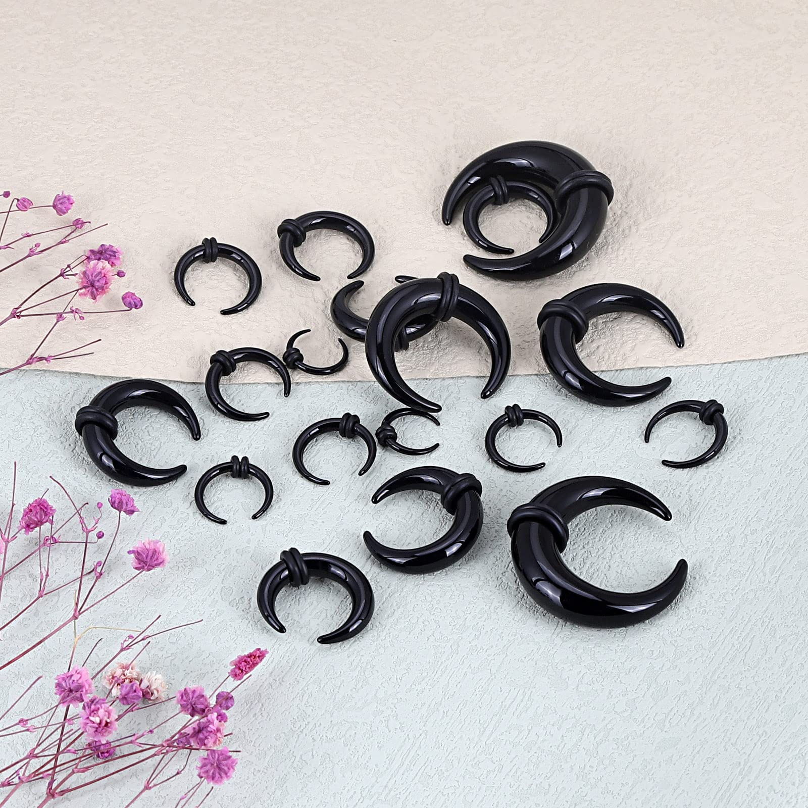 18 шт. акриловые конусы для пе – обзор и цена Body Jewelry Gauges