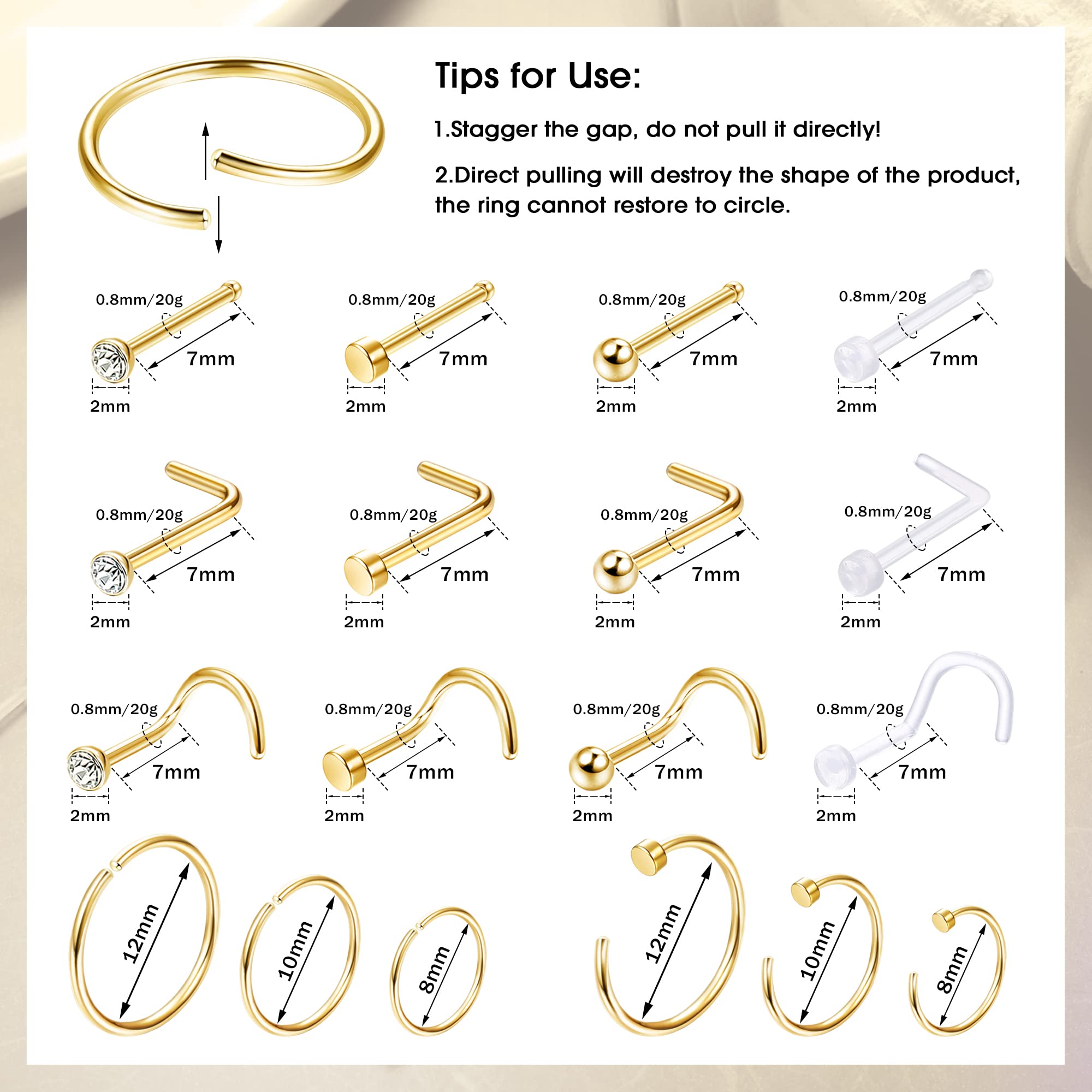 Гипоаллергенные серьги-гвоздик – обзор и цена Body Jewelry For Sensitive Skin