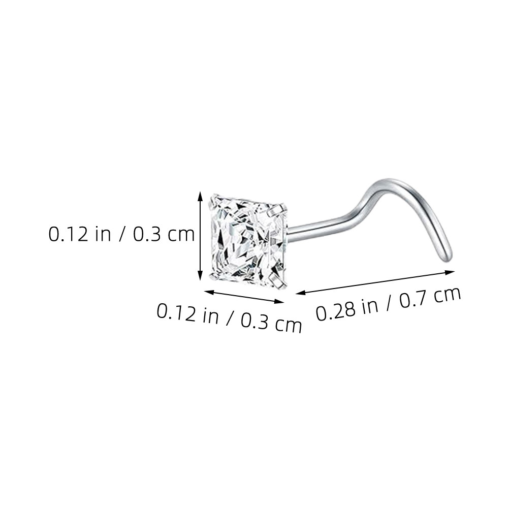 12 шт. стильных L-образных пир – обзор и цена Body Jewelry For Sensitive Skin