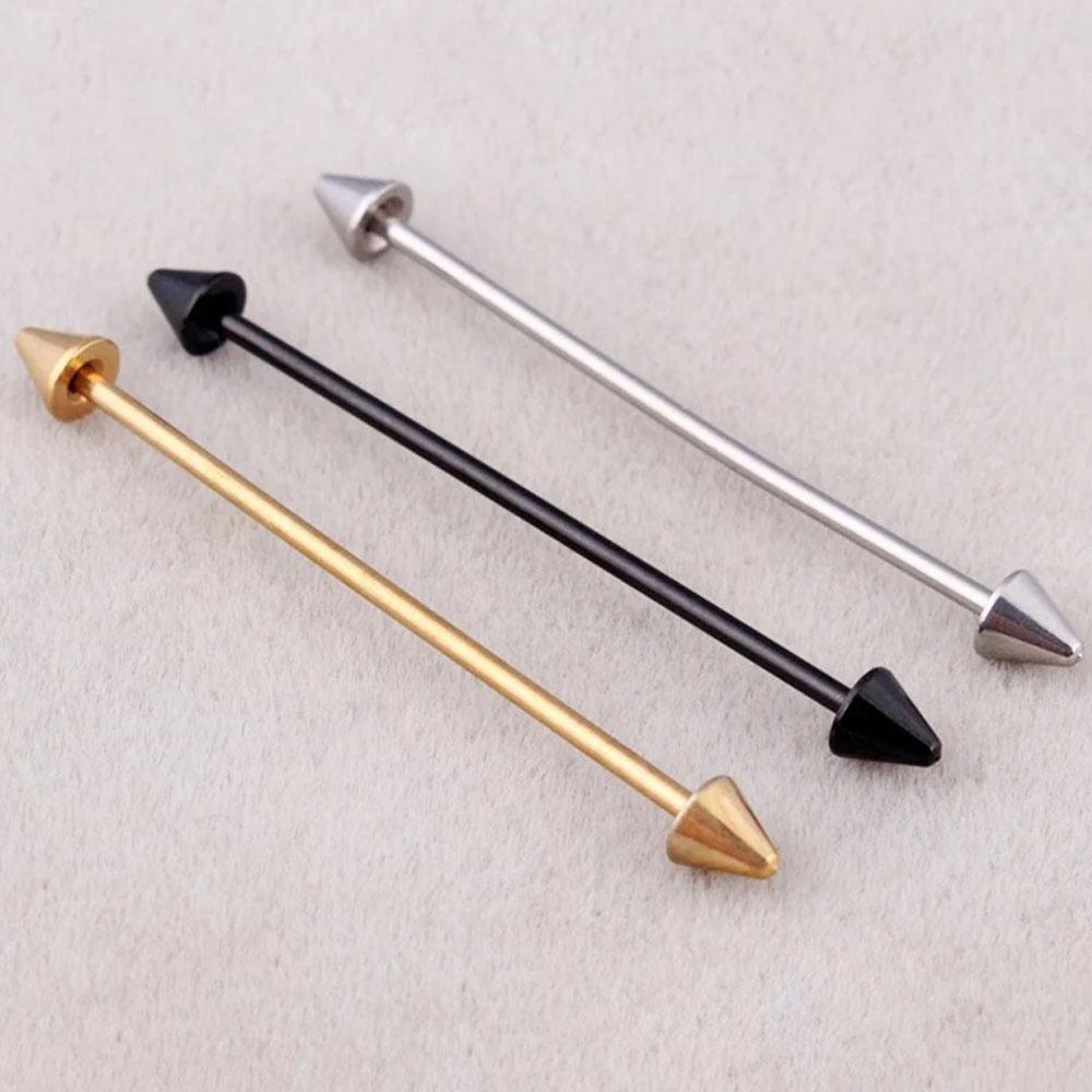 1 шт. прямая серьга-гвоздик из – обзор и цена Tongue Barbell Straight