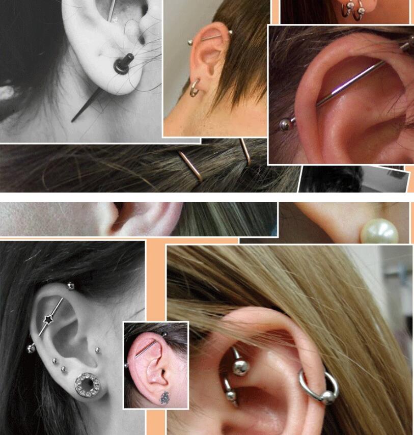 2 шт., 0,8 мм, длинное прямое  – обзор и цена Tongue Barbell Straight