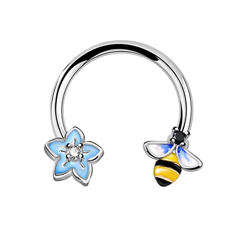 Женское кольцо для носа из нер – обзор и цена Body Jewelry La