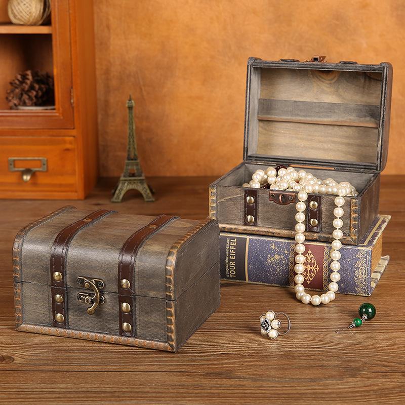 Новый ретро-деревянный ящик дл – обзор и цена Body Jewelry Display Case