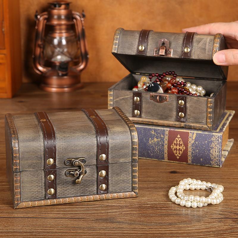 Новый ретро-деревянный ящик дл – обзор и цена Body Jewelry Display Case