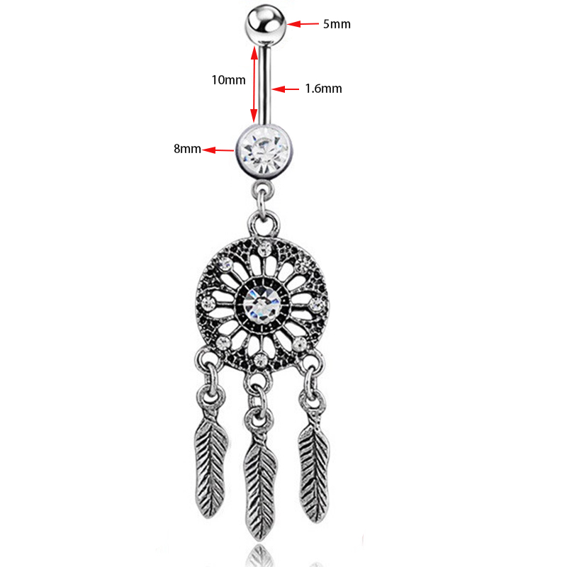 Кольцо для пирсинга пупка, из  – обзор и цена Body Jewelry Hot