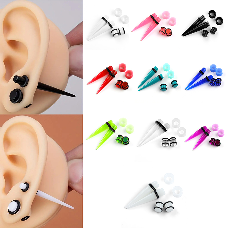 50 шт. набор акриловых ушных м – обзор и цена Body Jewelry Gauges