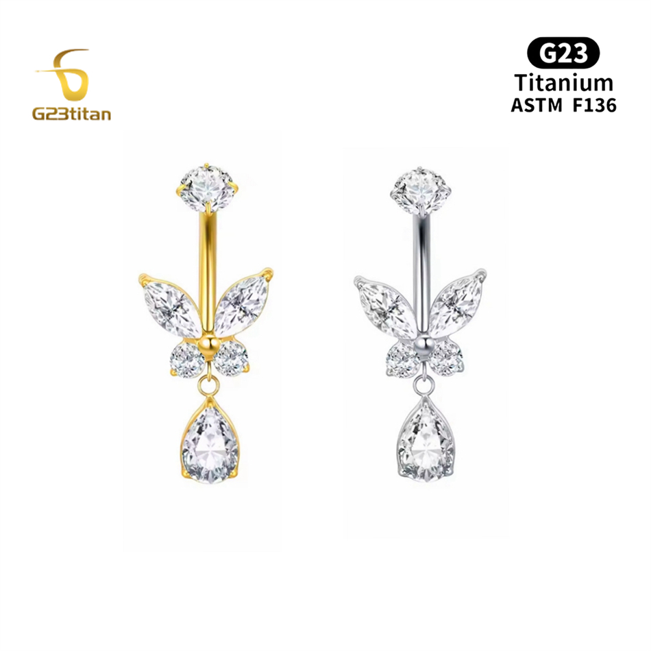 Титановый пирсинг для пупка в  – обзор и цена Body Jewelry For Sensitive Skin