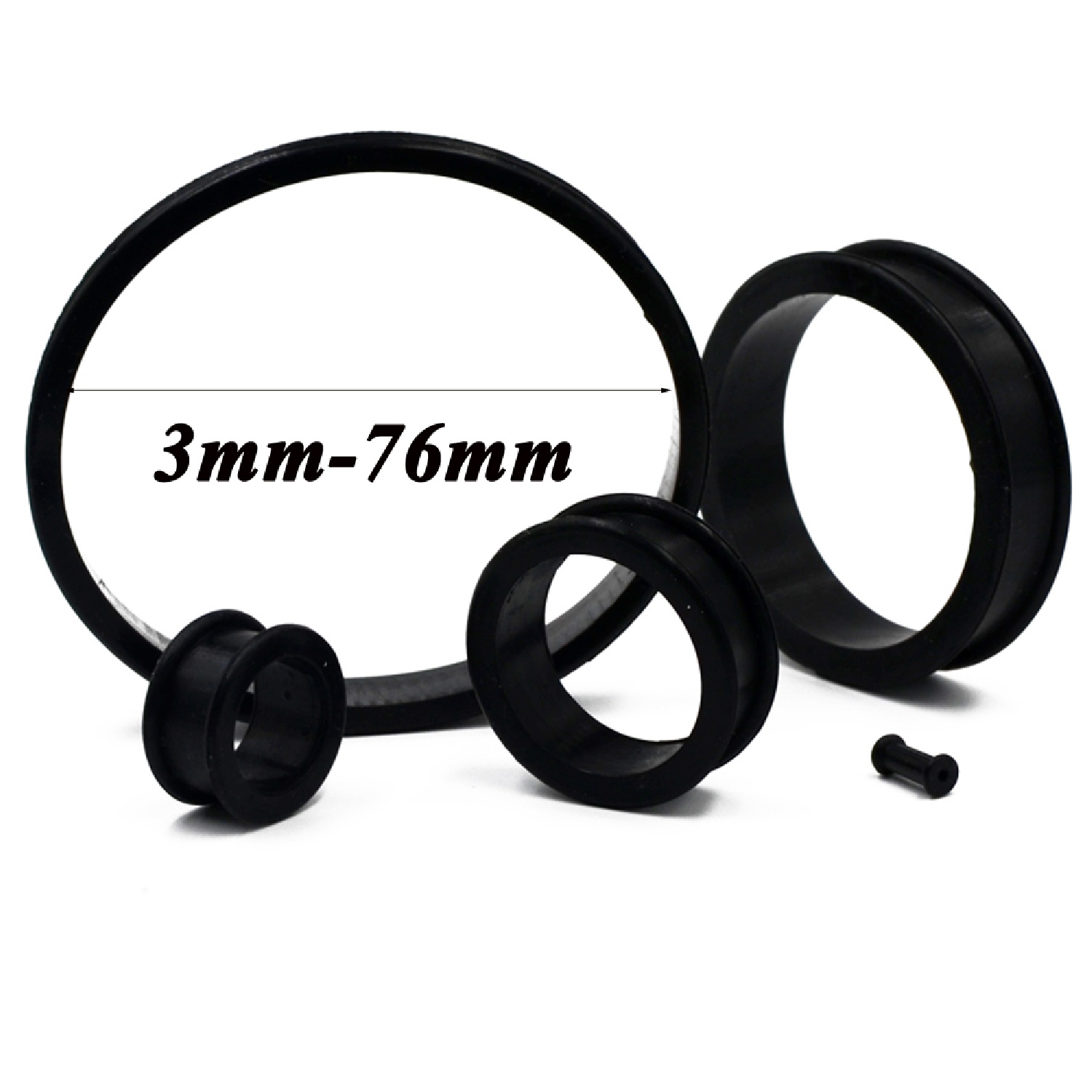 2pcs суперразмер гибкий силико – обзор и цена Body Jewelry Gauges
