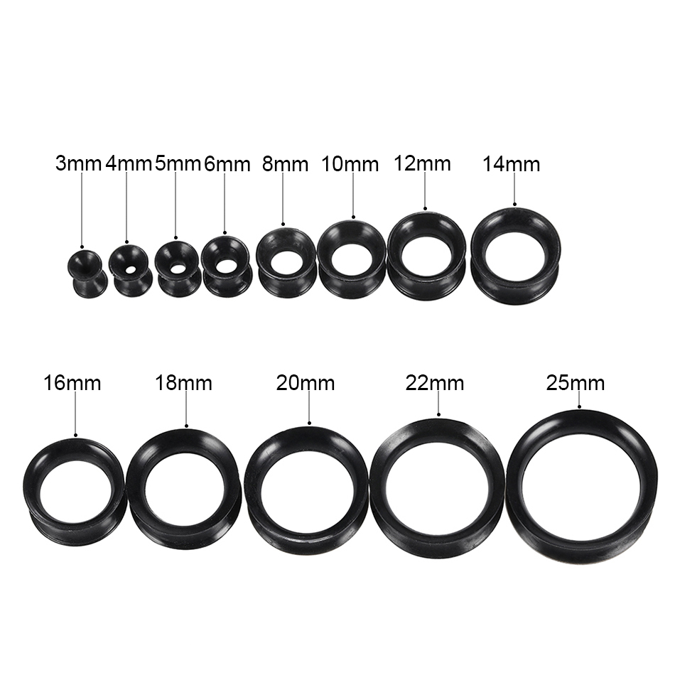 30 шт./лот, силиконовая гибкая – обзор и цена Body Jewelry Gauges