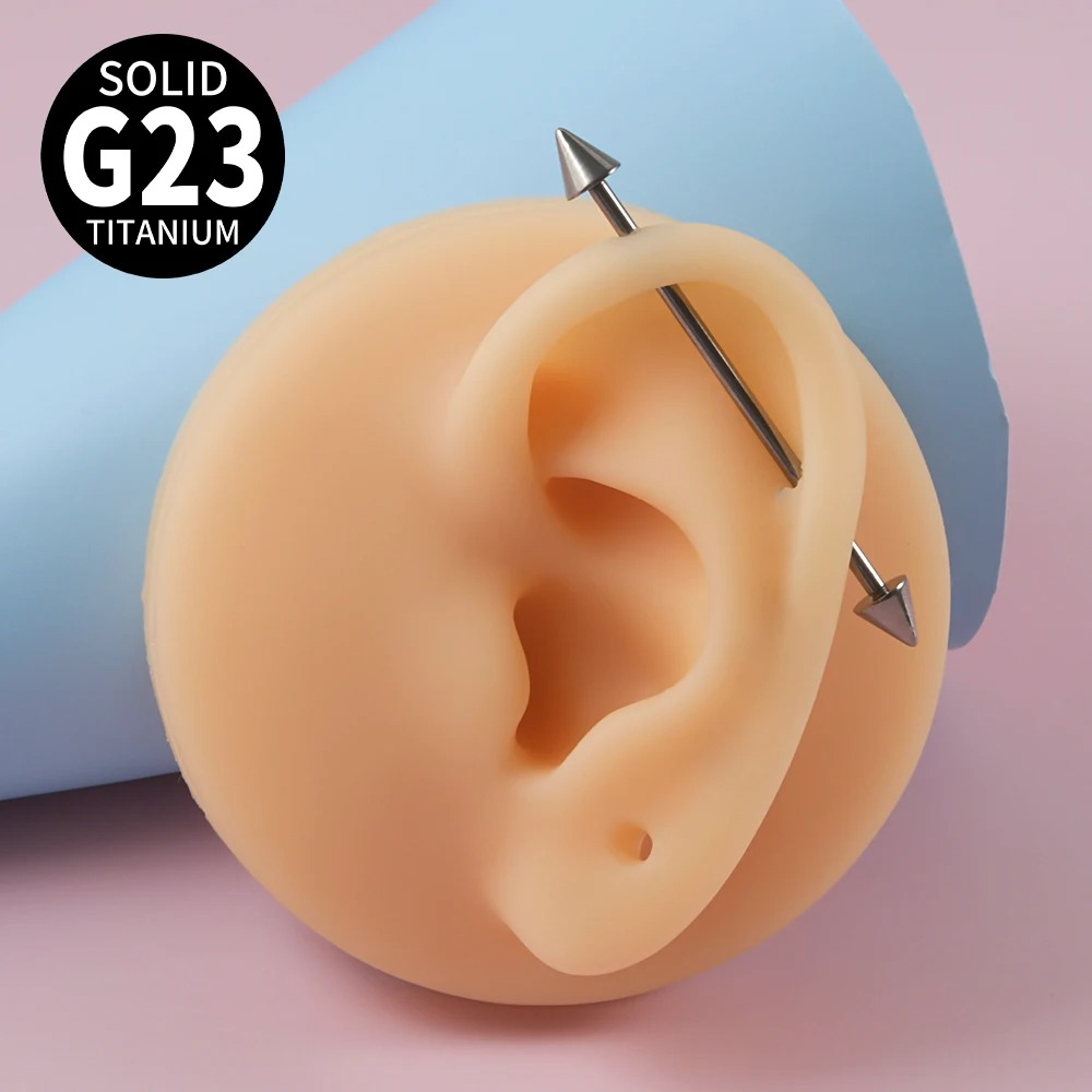 1Pc G23 титановый конус промыш – обзор и цена Tongue Barbell Straight
