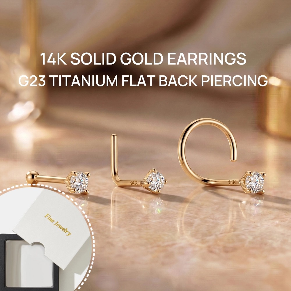 Гипоаллергенный L-образный пир – обзор и цена Yellow Body Jewelry