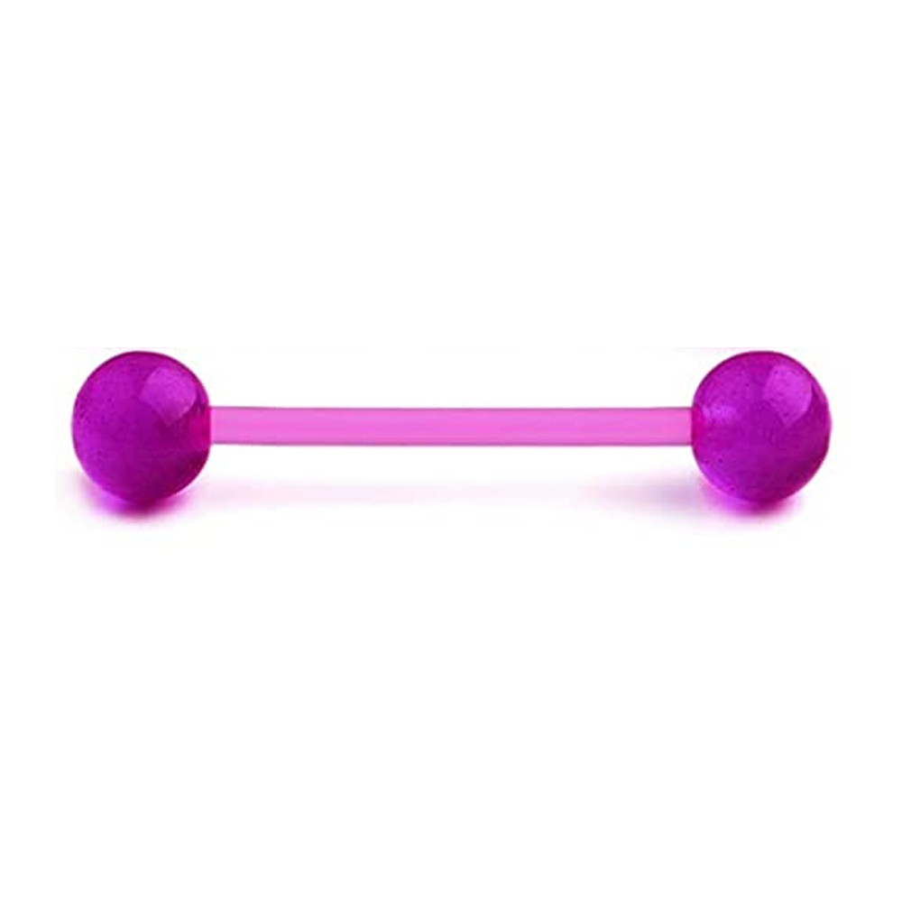 Кольцо-штанга для пирсинга тел – обзор и цена Tongue Barbell Straight
