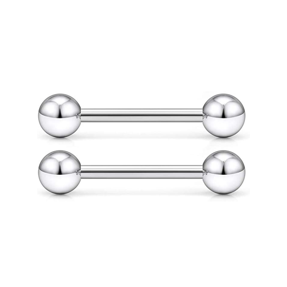 14 г кольца для языка, хирурги – обзор и цена Tongue Barbell Straight