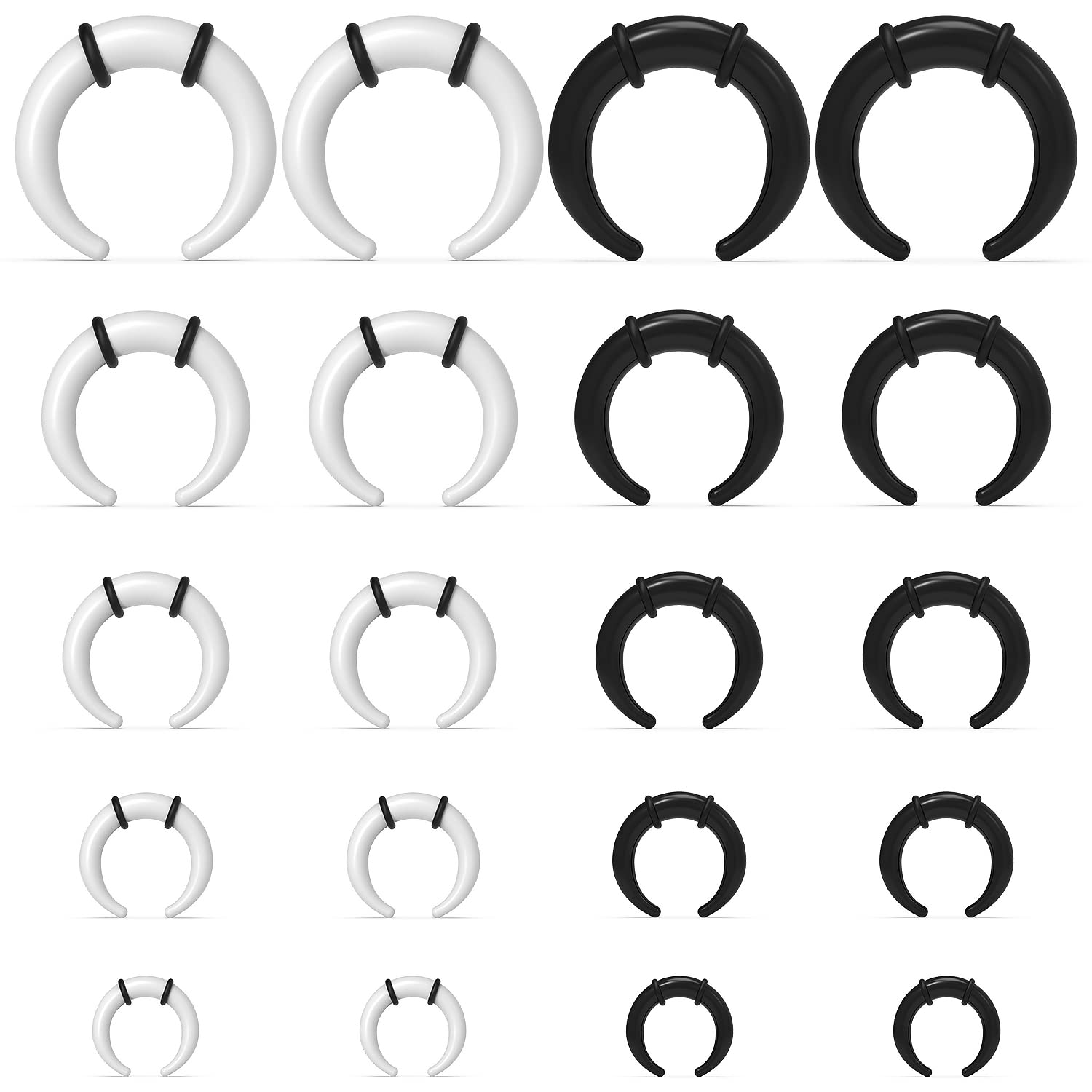 Большие кольца для перегородки – обзор и цена Body Jewelry Gauges
